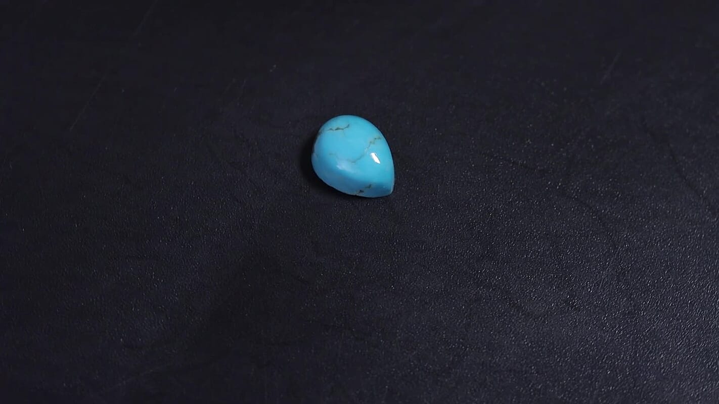 AA Blue Moon Turquoise (Pear 8x6 mm) 0.93 ctw