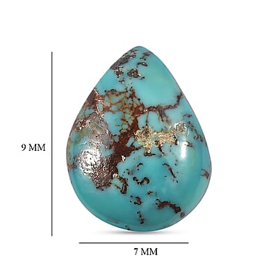 AA Blue Moon Turquoise (Pear 9x7 mm) 1.48 ctw