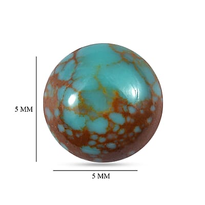 Blue Moon Turquoise (Rnd 6 mm) 0.75 ctw