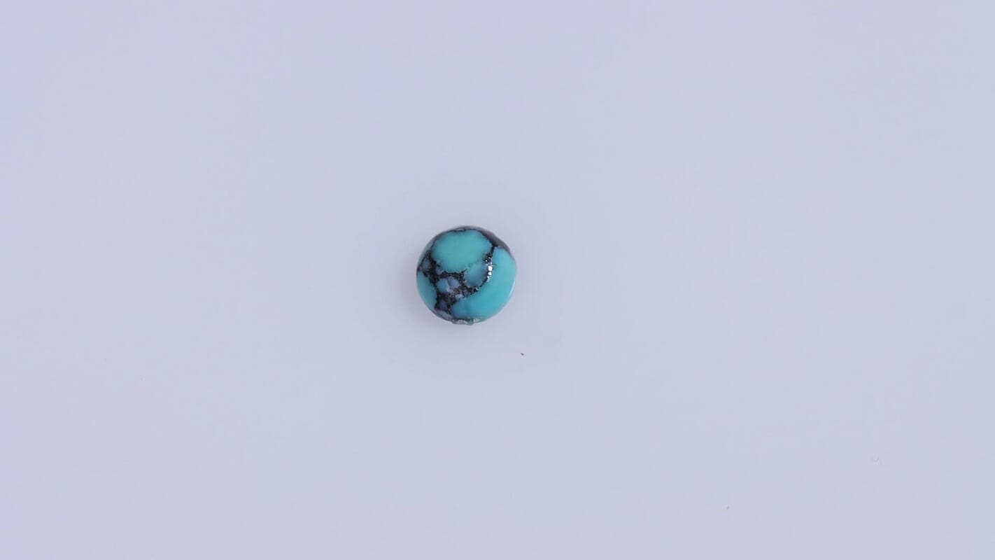 AA Blue Moon Turquoise (Rnd 6 mm) 0.78 ctw