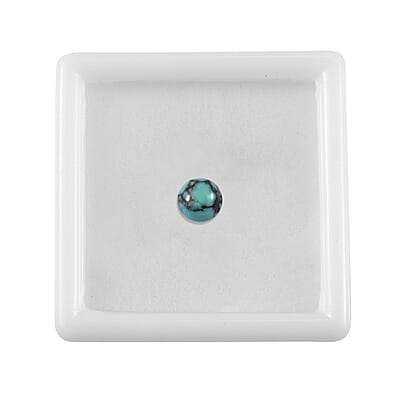 AA Blue Moon Turquoise (Rnd 6 mm) 0.78 ctw