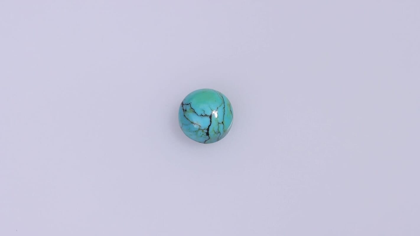 Blue Moon Turquoise (Rnd 8 mm) 1.62 ctw