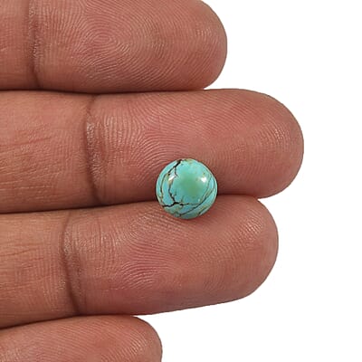Blue Moon Turquoise (Rnd 8 mm) 1.62 ctw