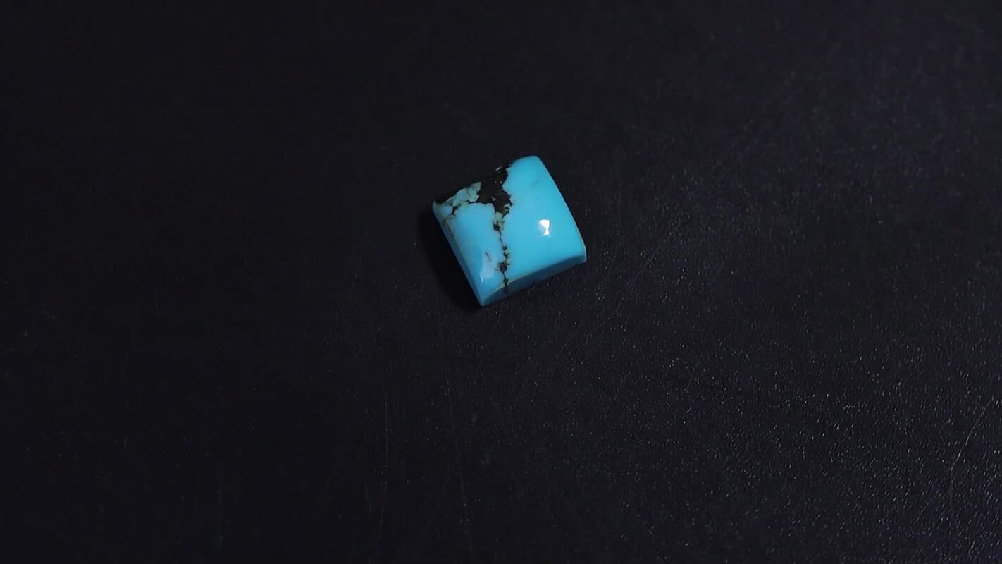 AA Blue Moon Turquoise (Sqr 7 mm) 1.60 ctw