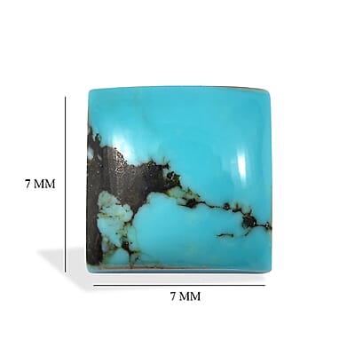AA Blue Moon Turquoise (Sqr 7 mm) 1.60 ctw