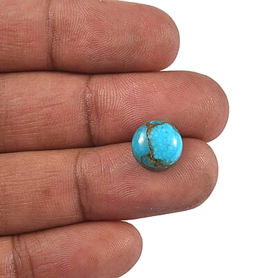 AA Blue Turquoise (Rnd 10 mm) 3.63 ctw