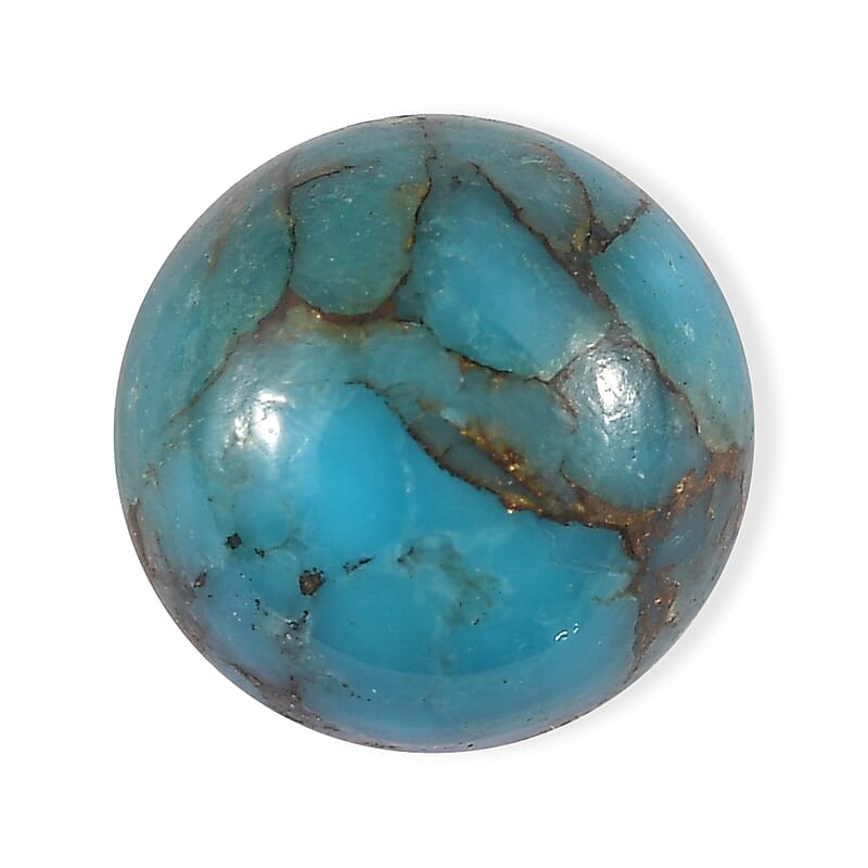 Blue Turquoise (Rnd 6 mm) 0.56 ctw