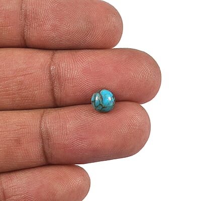 Blue Turquoise (Rnd 6 mm) 0.56 ctw