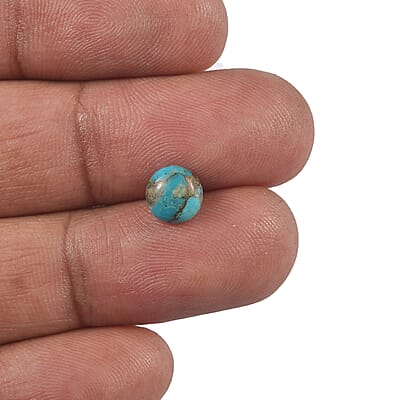 AA Blue Turquoise (Rnd 7 mm) 1.14 ctw