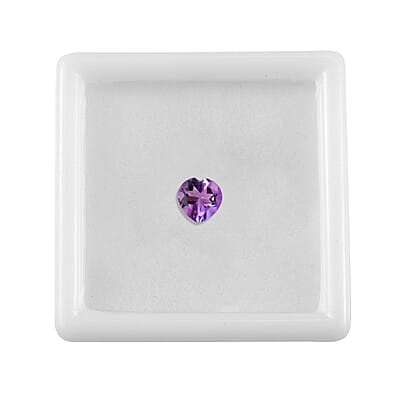 Bolivian Amethyst Set of 3 (Hrt 6 mm) 2.13 ctw
