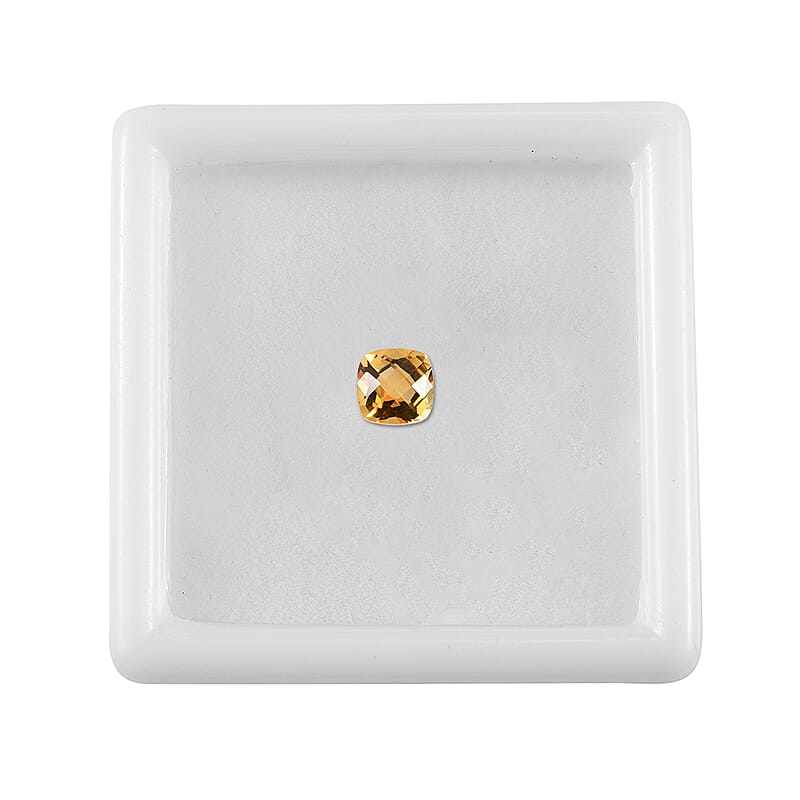 AA Citrine (Cush 5x5 mm) 0.45 ctw