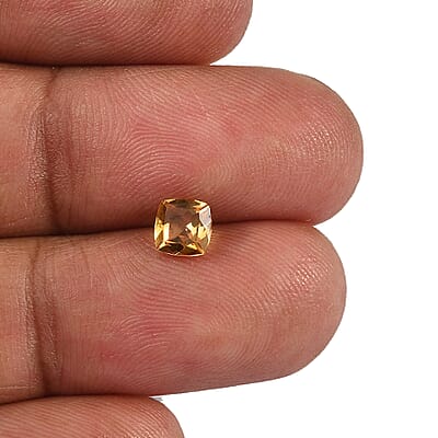 AA Citrine Set of 2 (Cush 5x5 mm) 1.02 ctw