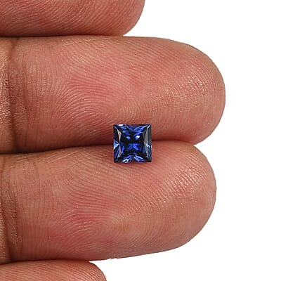 Lab Created Blue Sapphire (Sqr 5 mm) 1.32 ctw