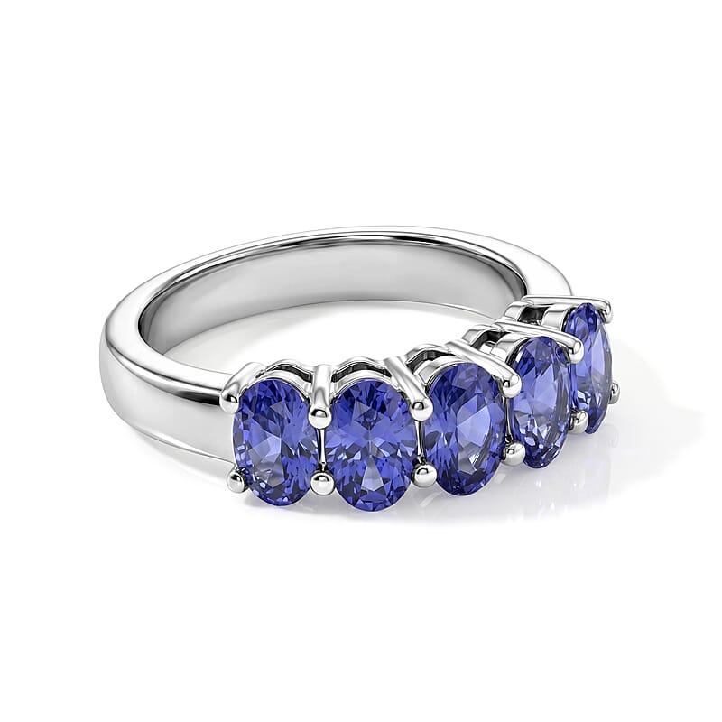 Tanzanite 2.00 ctw Ring in Sterling Silver (Size 7.0)