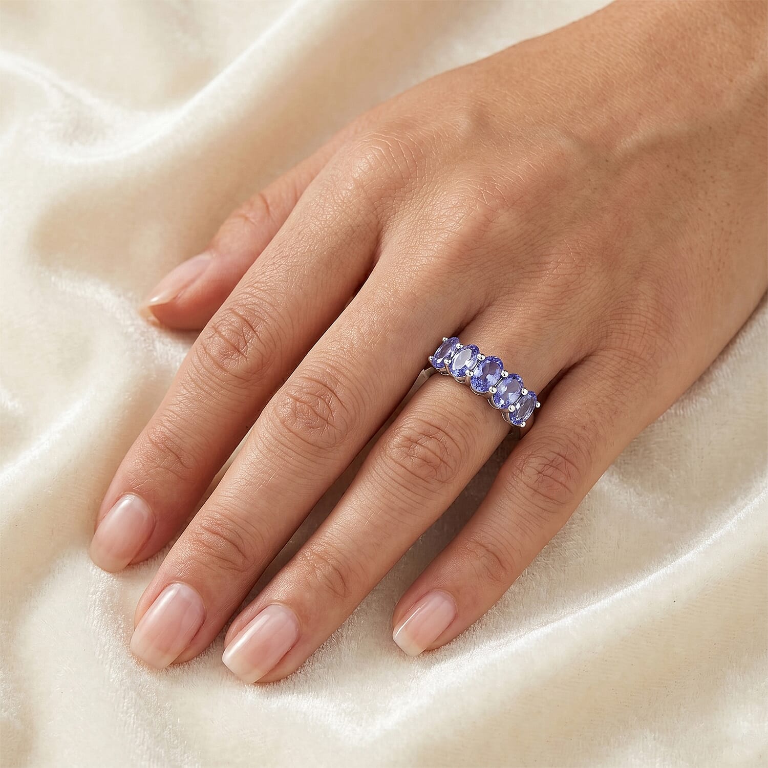 Tanzanite 2.00 ctw Ring in Sterling Silver (Size 7.0)