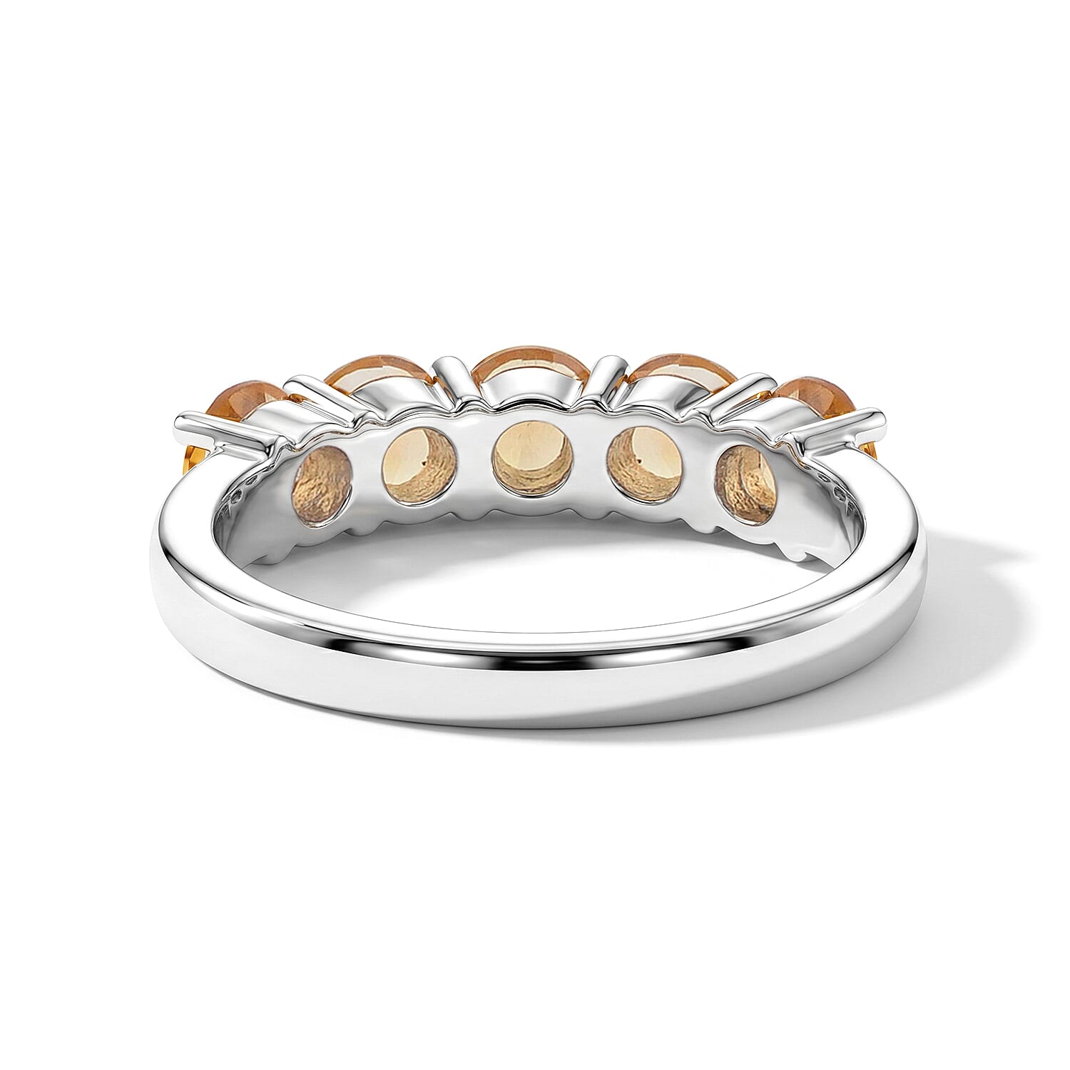Brazilian Citrine 1.25 ctw Ring in Sterling Silver (Size 7.0)