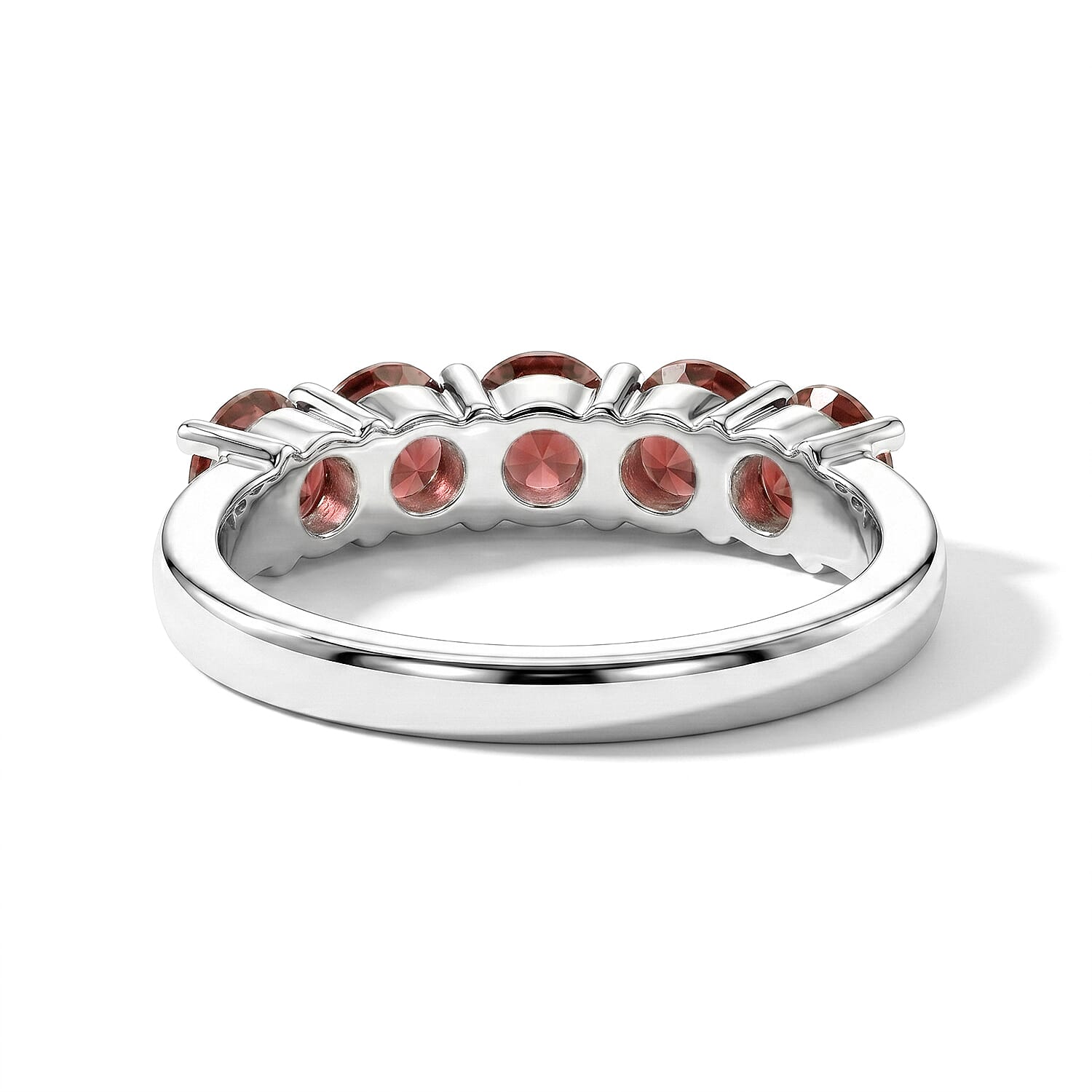 Mozambique Garnet 1.25 ctw Ring in Sterling Silver (Size 8.0)