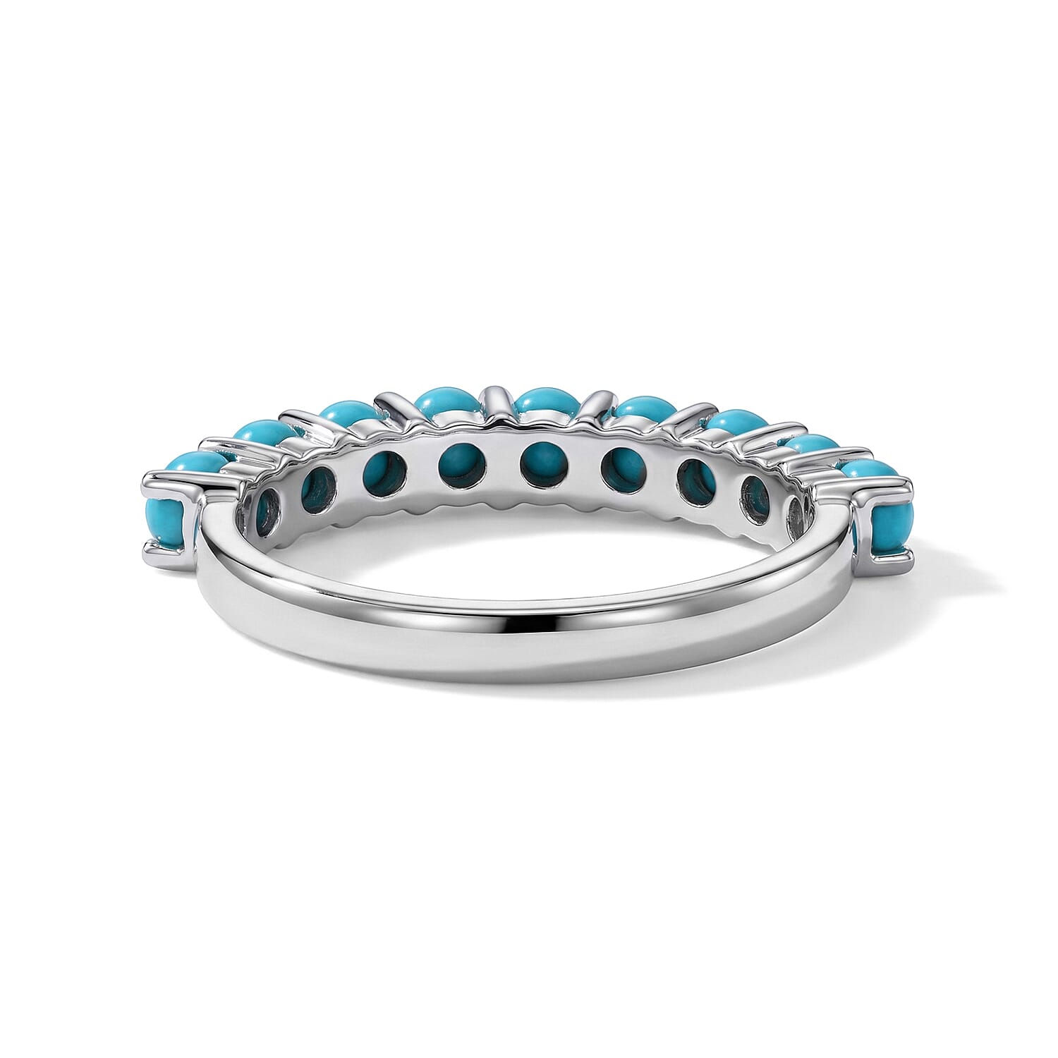 Turquoise 0.90 ctw Ring in Sterling Silver (Size 8.0)