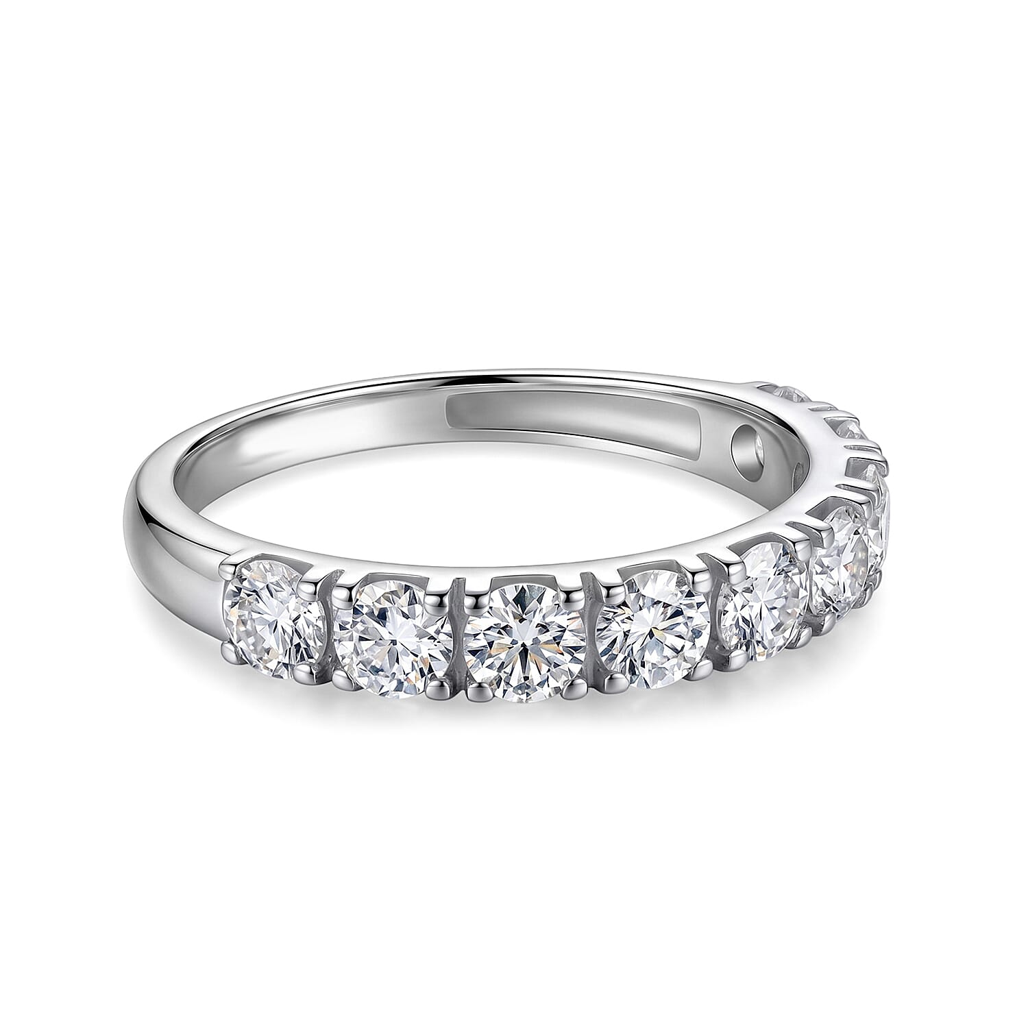 Simulated Diamond 2.25 ctw Ring in Sterling Silver (Size 11.0)