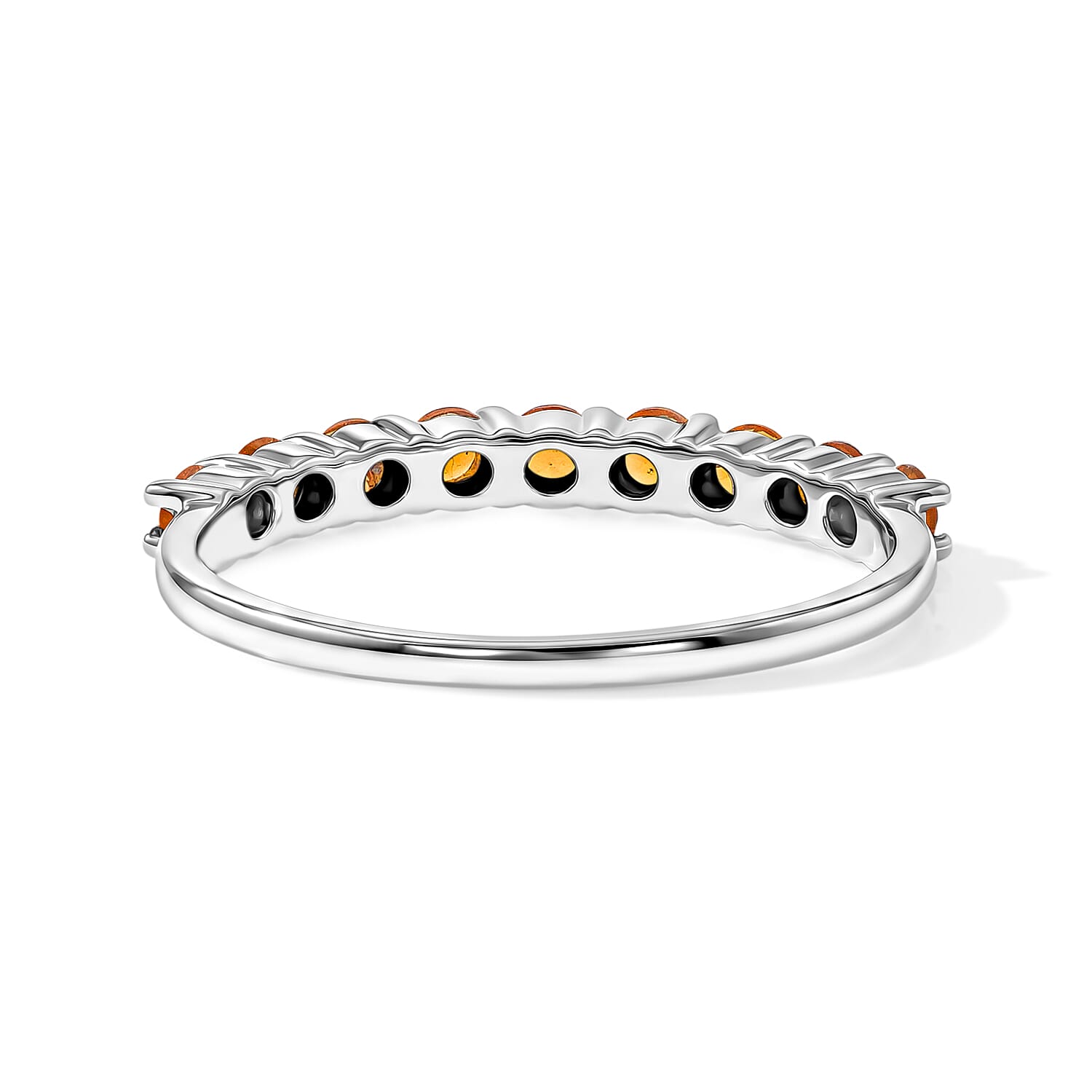Brazilian Citrine 0.60 ctw Ring in Sterling Silver (Size 8.0)