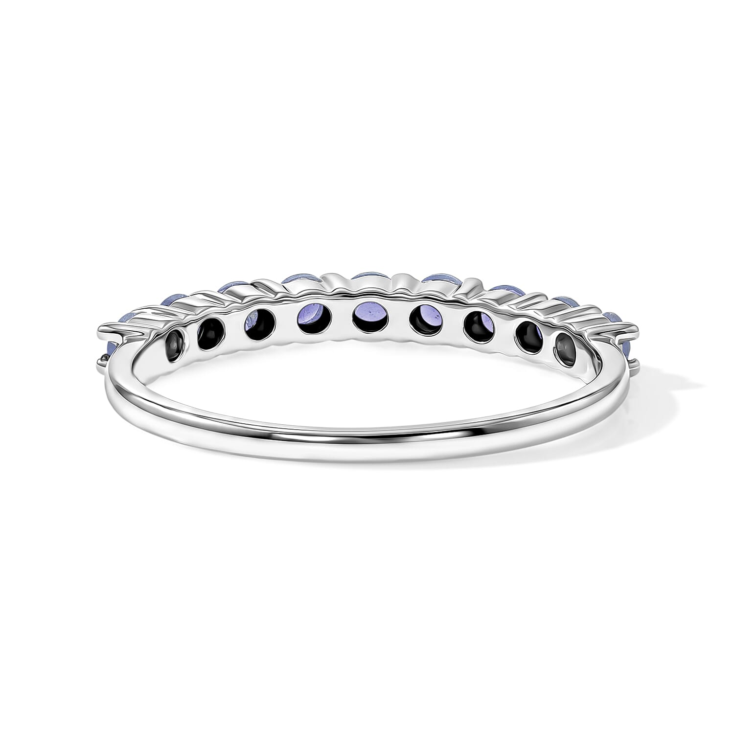 Tanzanite 0.60 ctw Ring in Sterling Silver (Size 8.0)