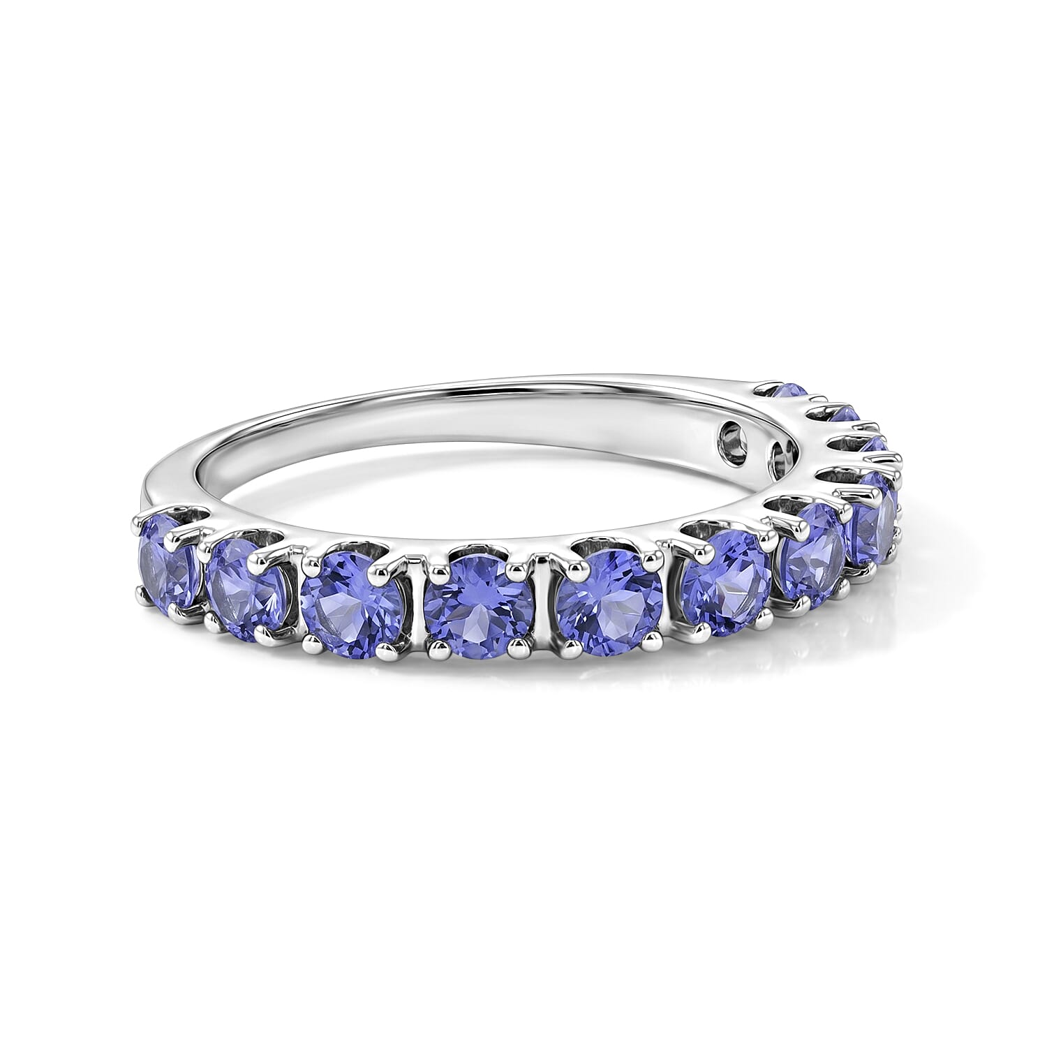 Tanzanite 1.00 ctw Ring in Sterling Silver (Size 7.0)