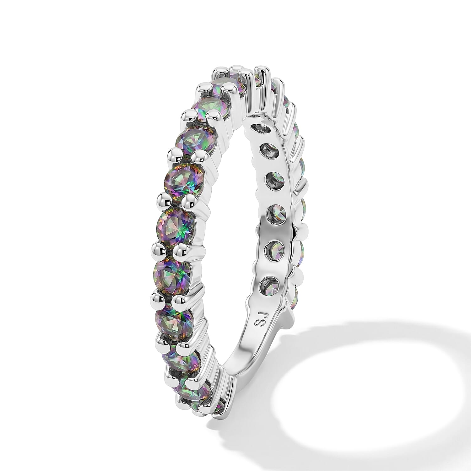 White Moonstone 1.60 ctw Ring in Sterling Silver (Size 9.0)