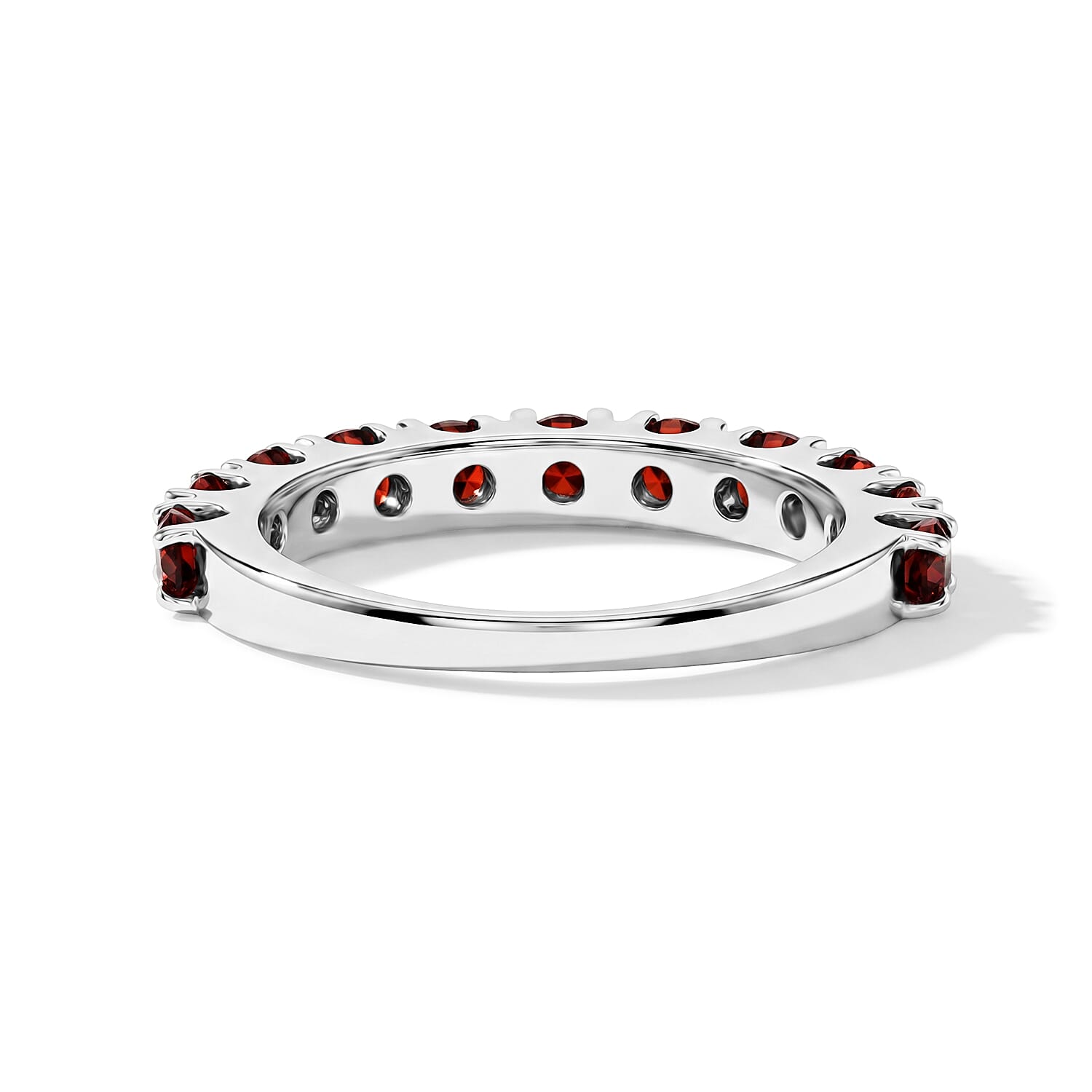 Mozambique Garnet 1.00 ctw Ring in Sterling Silver (Size 7.0)