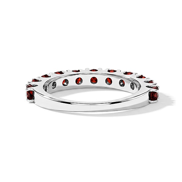 Mozambique Garnet 1.00 ctw Ring in Sterling Silver (Size 7.0)