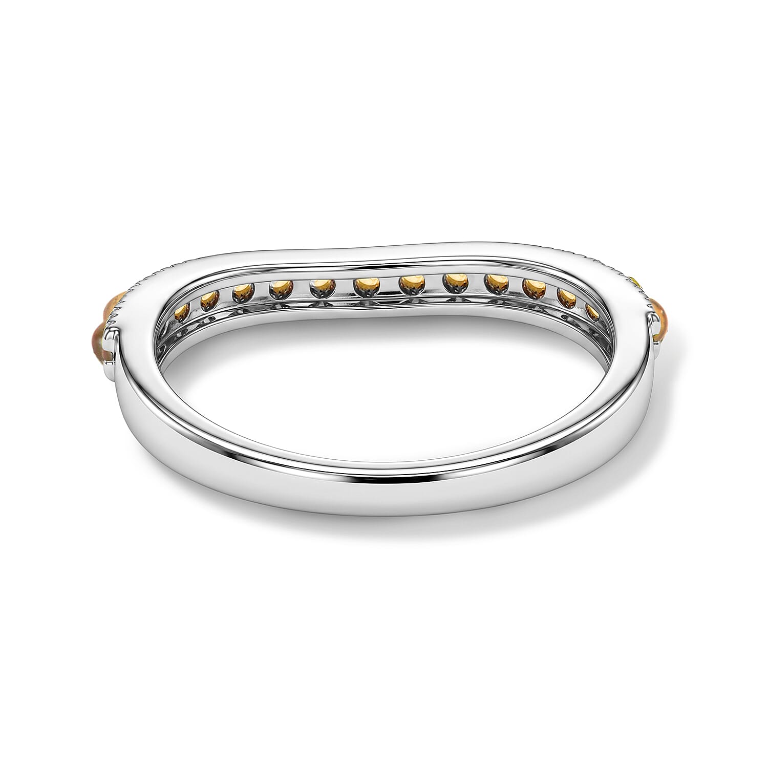 Brazilian Citrine 0.35 ctw Ring in Sterling Silver (Size 7.0)