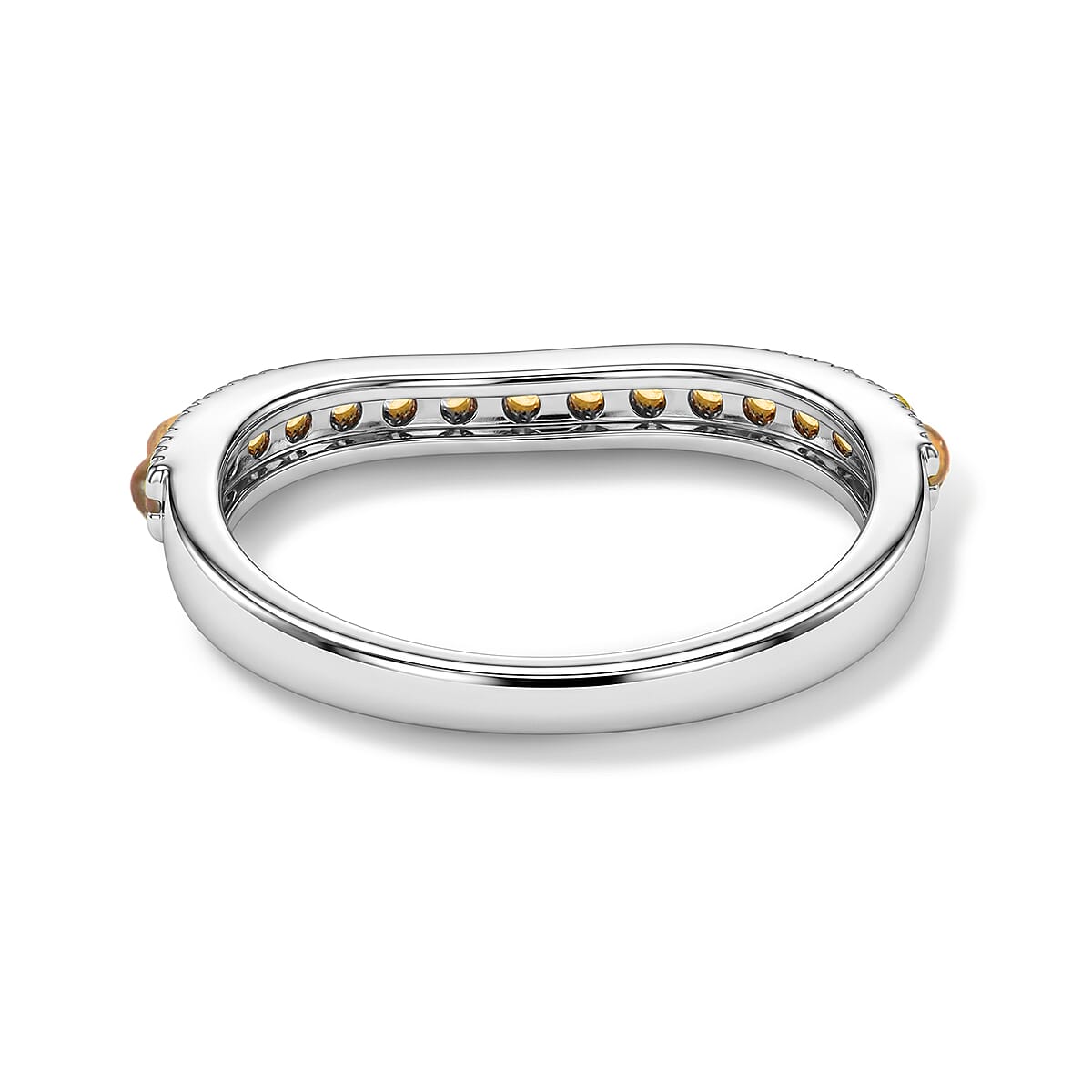 Brazilian Citrine 0.35 ctw Ring in Sterling Silver (Size 8.0) image number 3