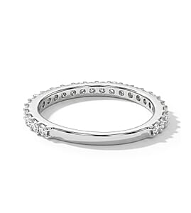 Simulated Diamond Ring in Sterling Silver (Size 9.0)