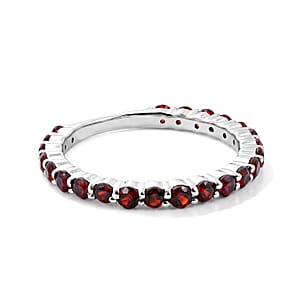 Mozambique Garnet 0.55 ctw Ring in Sterling Silver (Size 5.0)