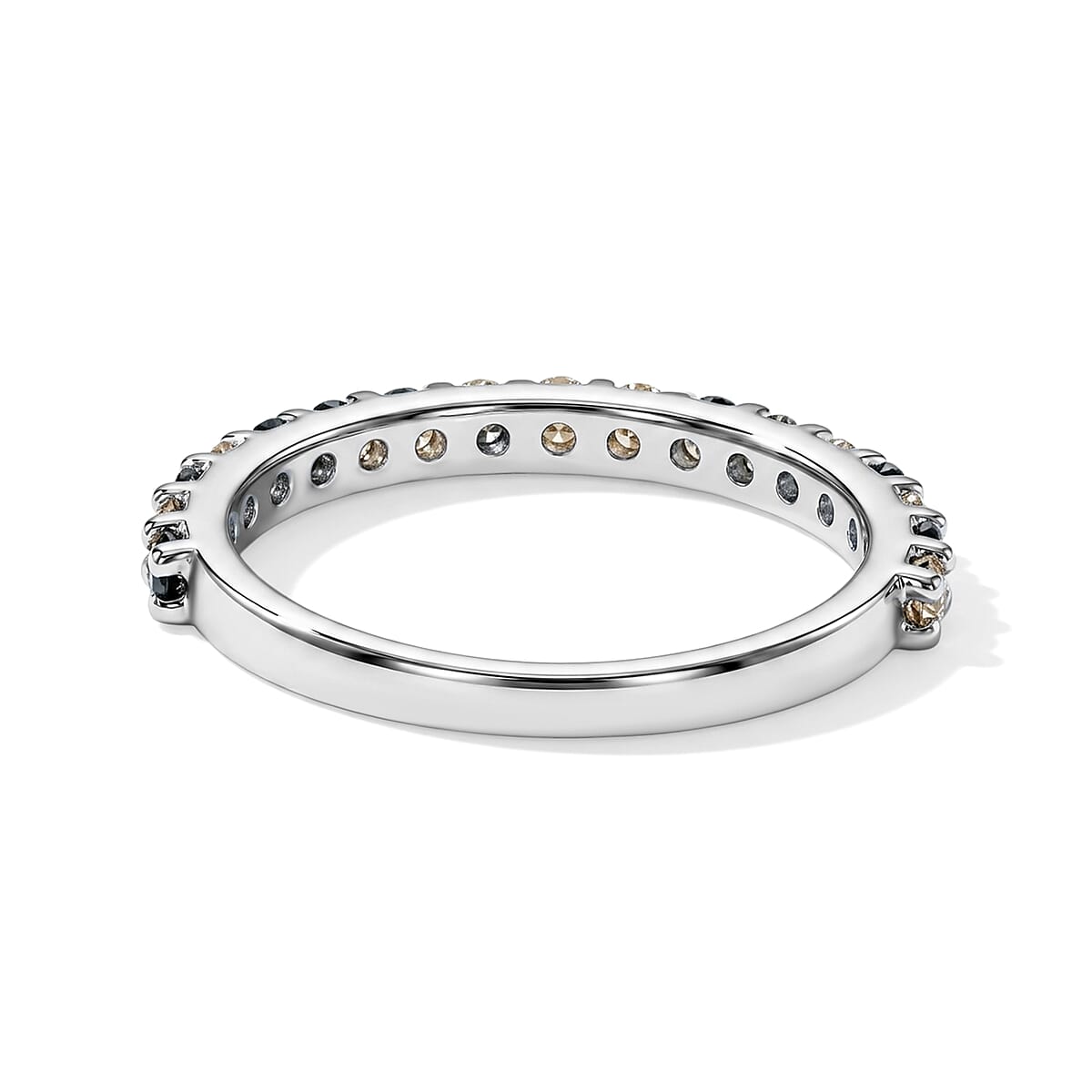 Smoky Quartz 0.40 ctw Ring in Sterling Silver (Size 6.0) image number 3