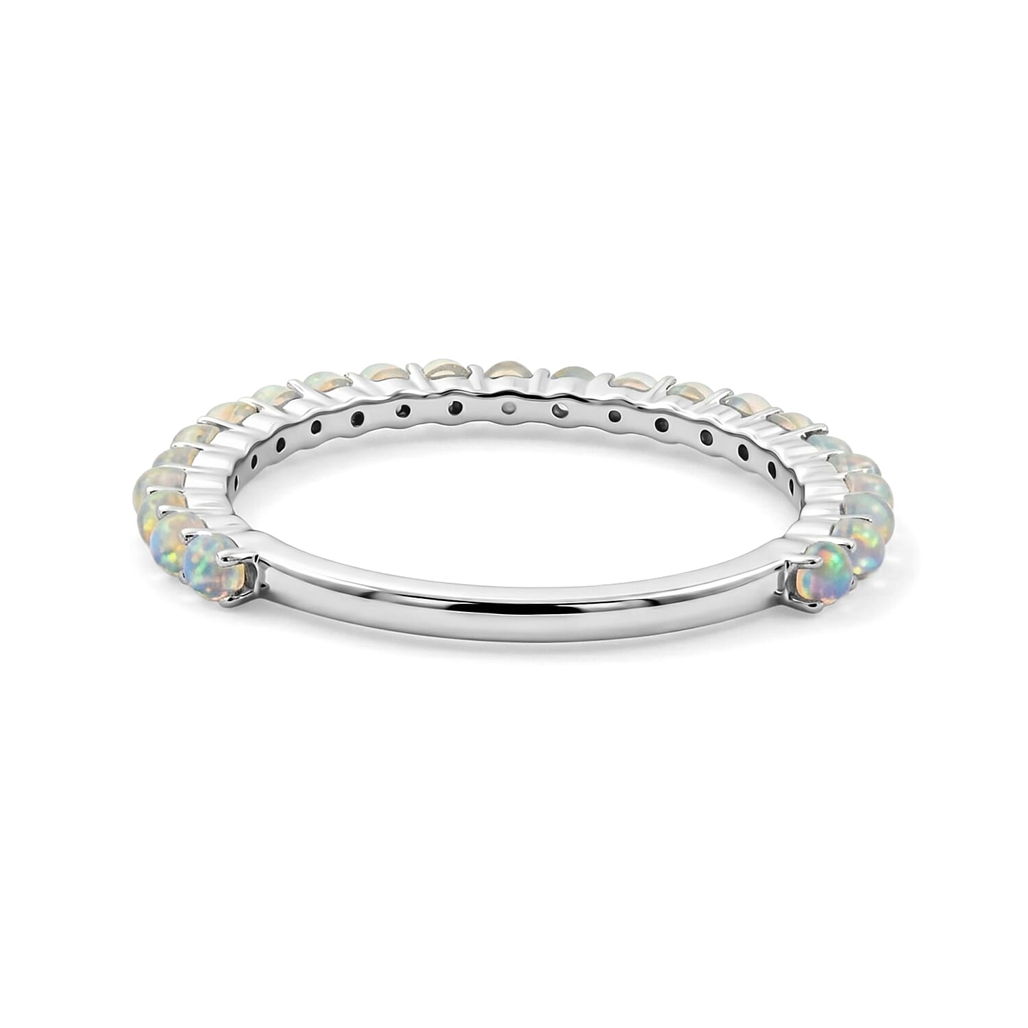 White Moonstone 0.55 ctw Ring in Sterling Silver (Size 9.0)