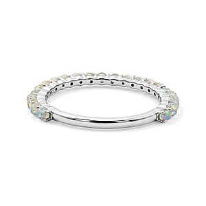 White Moonstone 0.55 ctw Ring in Sterling Silver (Size 9.0)