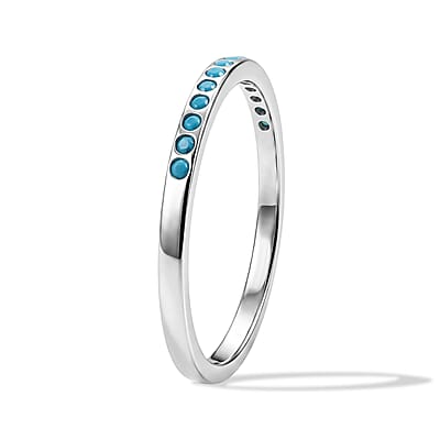 Turquoise 0.10 ctw Ring in Sterling Silver (Size 6.0)