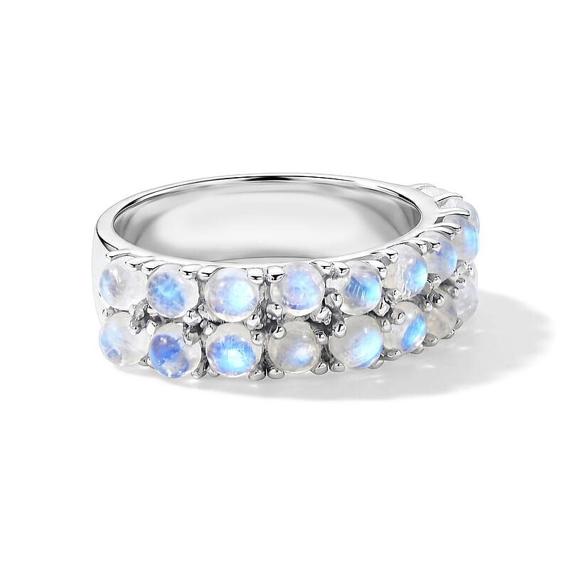 White Moonstone 1.40 ctw Ring