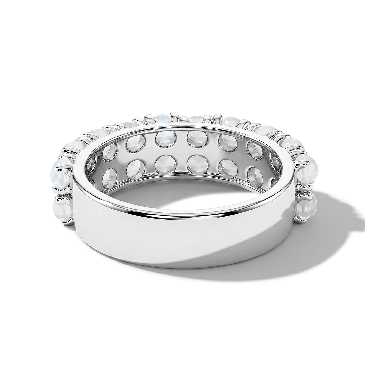 White Moonstone 1.40 ctw Ring in Sterling Silver (Size 7.0)