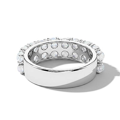 White Moonstone 1.40 ctw Ring