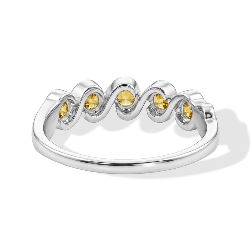 Brazilian Citrine 0.35 ctw Ring in Sterling Silver (Size 7.0)