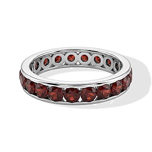 Mozambique Garnet 0.75 ctw Ring in Sterling Silver (Size 7.0)