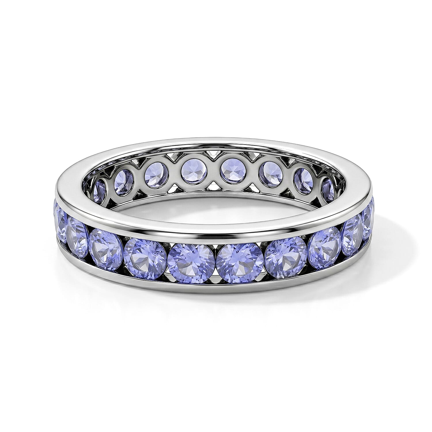 Tanzanite 0.75 ctw Ring in Sterling Silver (Size 7.0)