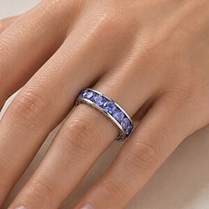 Tanzanite 0.75 ctw Ring in Sterling Silver (Size 7.0)