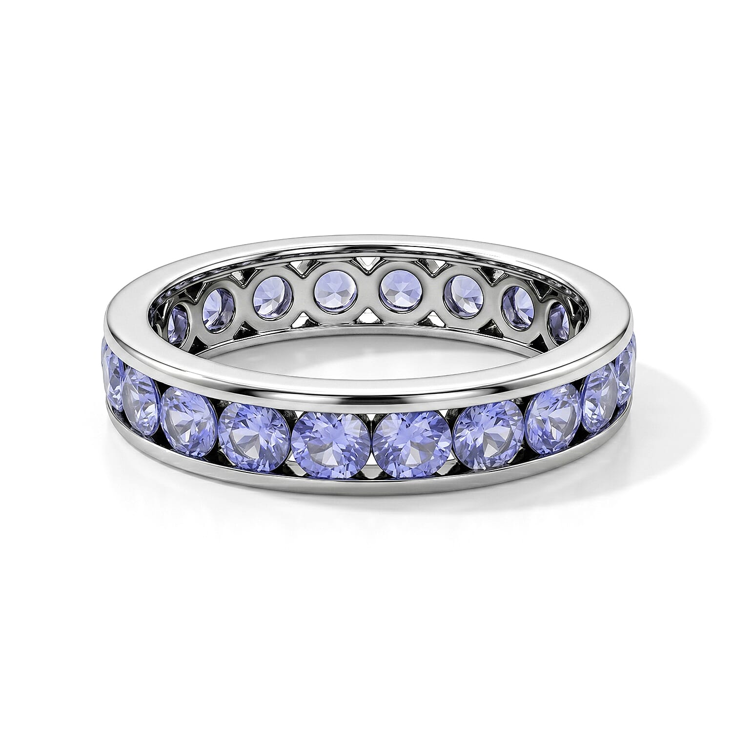 Tanzanite 0.75 ctw Ring in Sterling Silver (Size 7.0)
