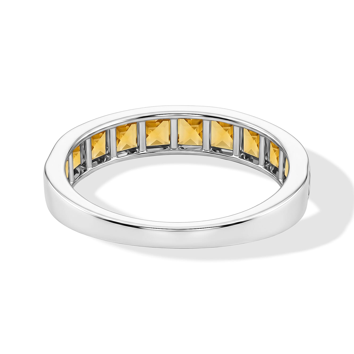 Brazilian Citrine 0.65 ctw Ring in Sterling Silver (Size 7.0)