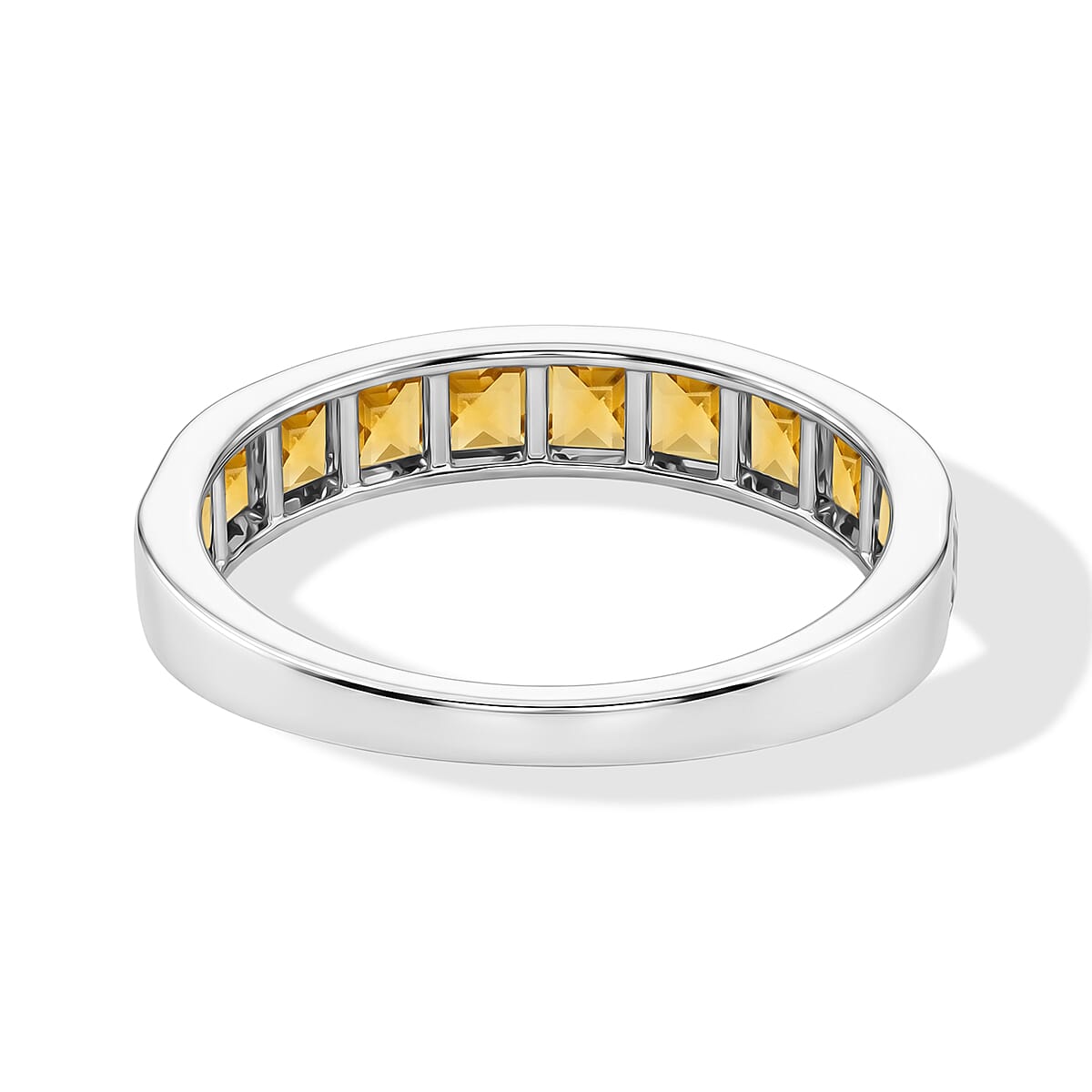 Brazilian Citrine 0.65 ctw Ring in Sterling Silver (Size 7.0) image number 4