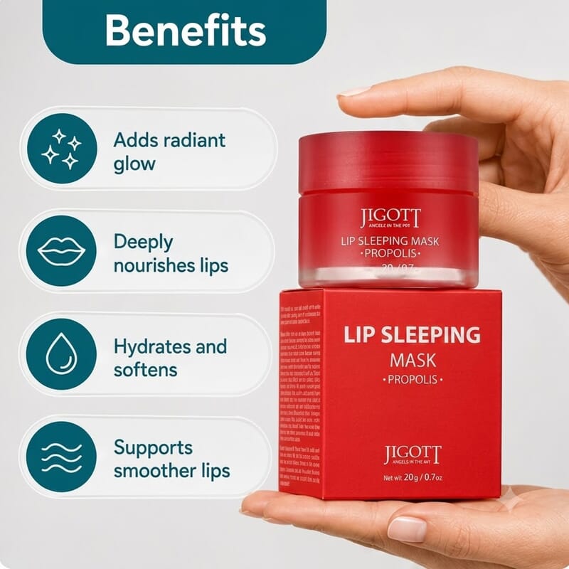 Jigott Lip Sleeping Mask (2x 0.7oz) Made in Korea