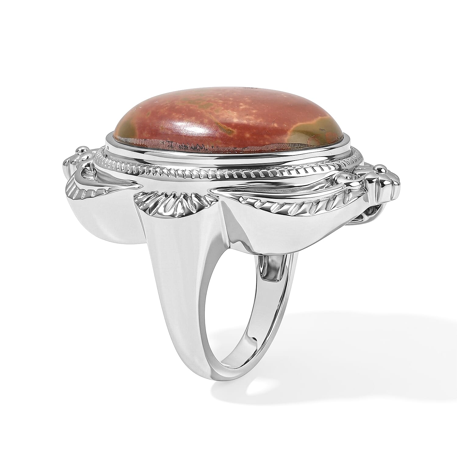 EverTrue Cherrycreek 24.00 ctw Solitaire Ring in Stainless Steel (Size 6.0)