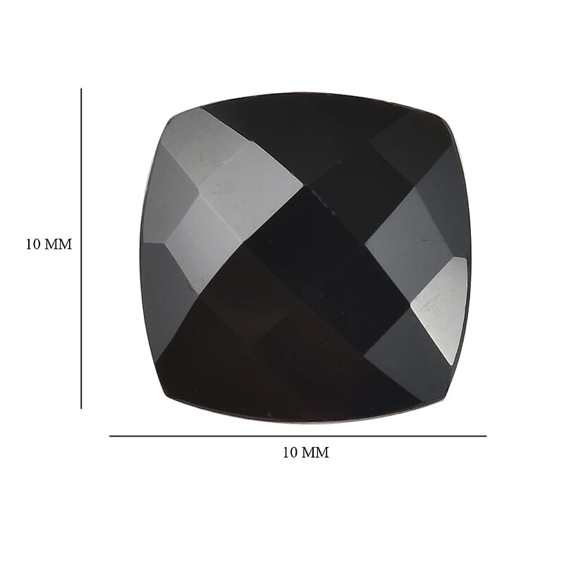 Thai Black Spinel (Cush 10x10 mm) 4.31 ctw